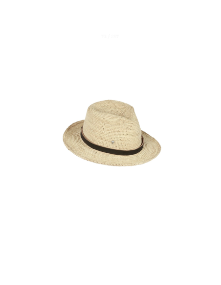 CHAPEAU EN RAPHIA BORSINOA - LE VOYAGE EN PANIER 