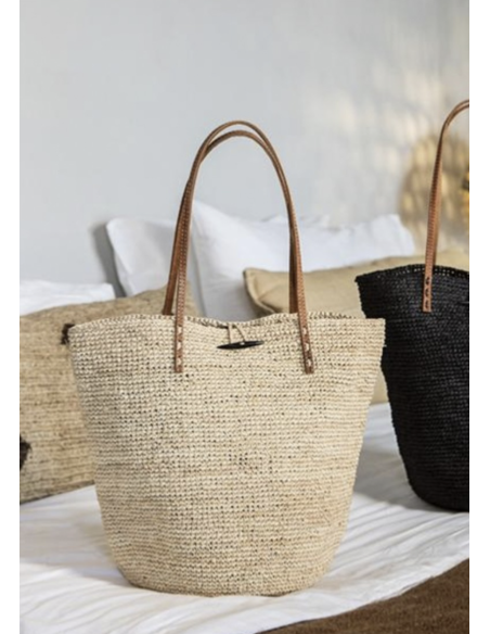 SAC RAPHIA PORTÉ ÉPAULE ILANA - LE VOYAGE EN PANIER