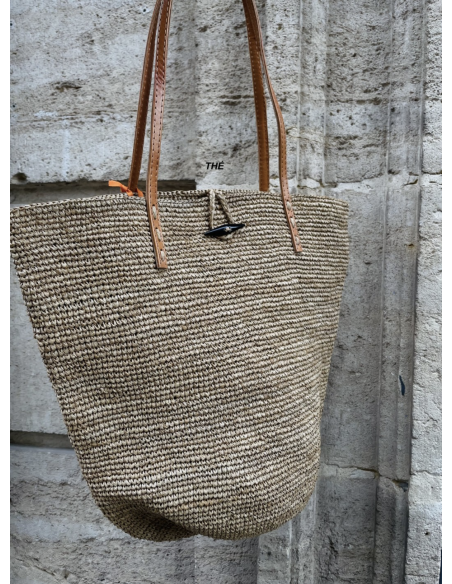 SAC RAPHIA PORTÉ ÉPAULE ILANA - LE VOYAGE EN PANIER