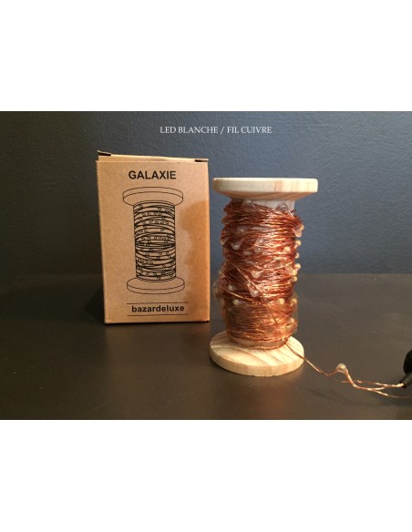 GUIRLANDE BOBINE GALAXIE 100 LED - BAZARDELUXE