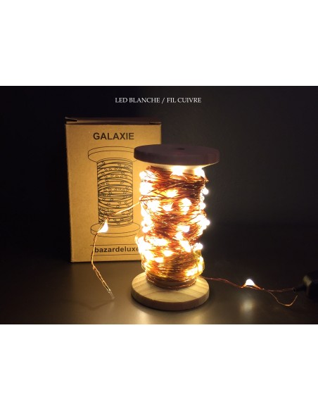 GUIRLANDE BOBINE GALAXIE 100 LED - BAZARDELUXE