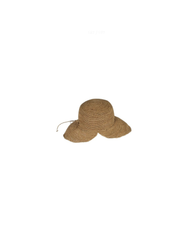 CHAPEAU EN RAPHIA FLORISOA - LE VOYAGE EN PANIER 