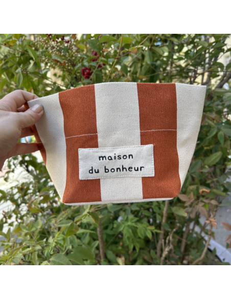 CORBEILLE TISSU ENDUIT EN COTON - SOPHIE JANIERE