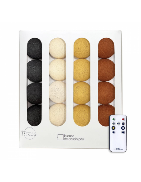 COFFRET GUIRLANDE LED AVEC TELECOMMANDE - LA CASE DE COUSIN PAUL