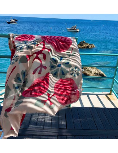 FOULARD OU PAREO 100X180 CM - LES BELLES VAGABONDES 