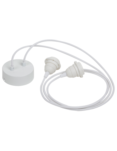 KIT SUSPENSION DOUBLE TISSE ROSACE PLASTIQUE - LA CASE DE COUSIN PAUL 