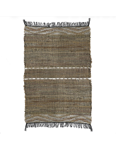 TAPIS LANA  EN CUIR RECYCLÉ - POMAX