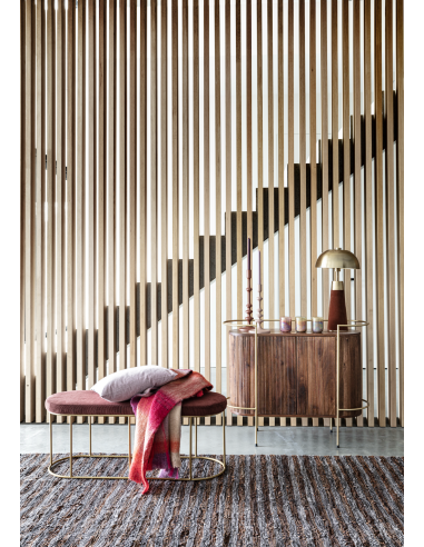 TAPIS CEYLON EN CUIR RECYCLÉ - POMAX