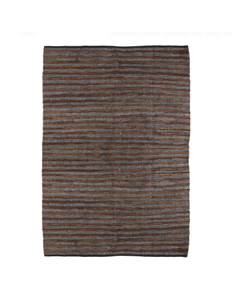 TAPIS CEYLON EN CUIR RECYCLÉ - POMAX