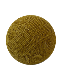 BOULE TISSEE POUR GUIRLANDE - TABAC - LA CASE DE COUSIN PAUL