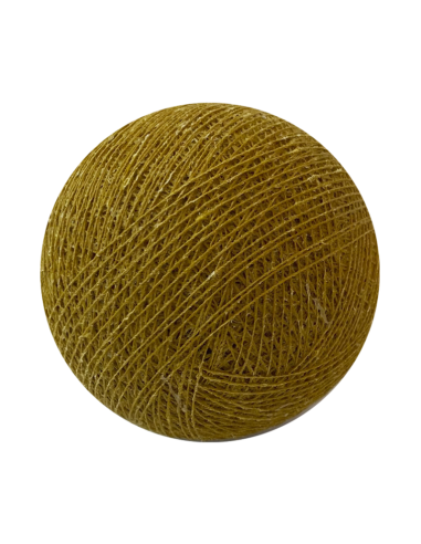 BOULE TISSEE POUR GUIRLANDE - TABAC - LA CASE DE COUSIN PAUL