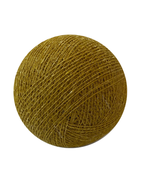 BOULE TISSEE POUR GUIRLANDE - TABAC - LA CASE DE COUSIN PAUL