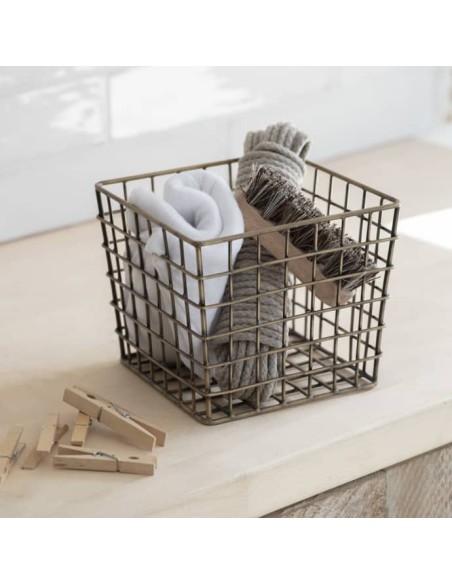 CORBEILLE EN METAL BROMPTON - GARDEN TRADING