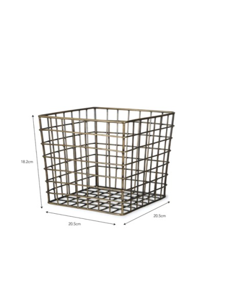 CORBEILLE EN METAL BROMPTON - GARDEN TRADING