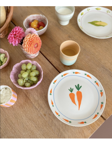LOT DE 4 ASSIETTES LEGUMES - AND NOOK