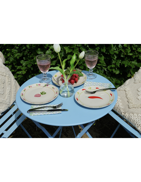 LOT DE 4 ASSIETTES LEGUMES - AND NOOK