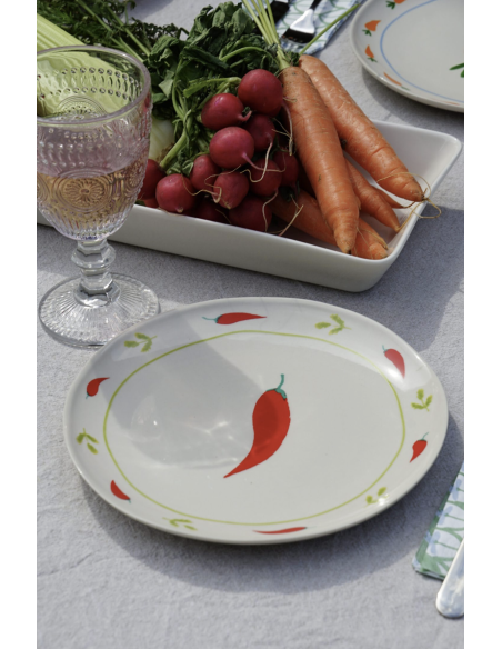 LOT DE 4 ASSIETTES LEGUMES - AND NOOK