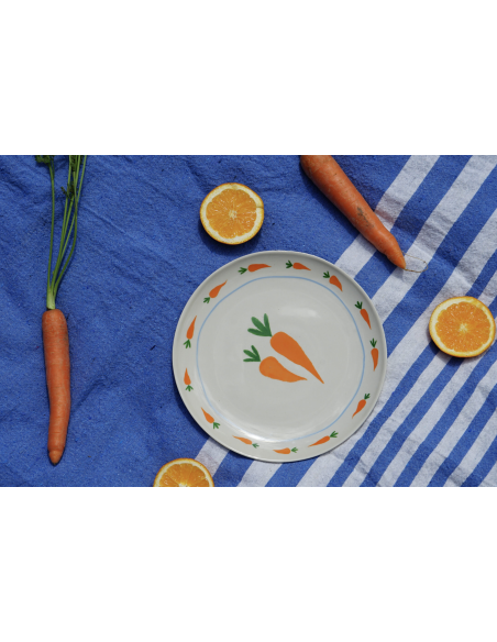 LOT DE 4 ASSIETTES LEGUMES - AND NOOK