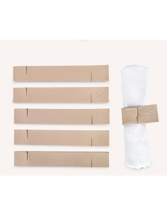 LOT DE 6 RONDS DE SERVIETTES - BANDIT MANCHOT  2