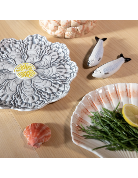 ASSIETTE A HUITRES - & KLEVERING