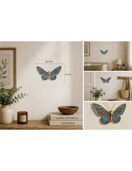 DECORATION MURALE PAPILLON- EMDE