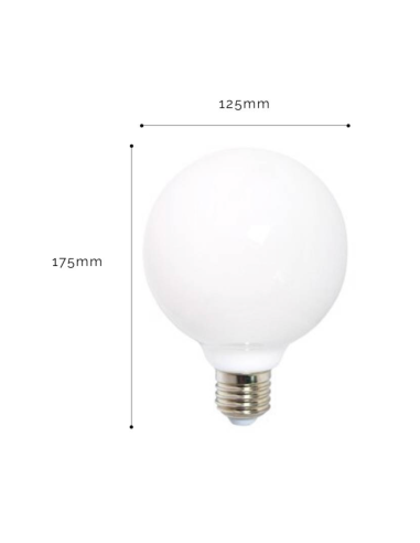 AMPOULE OPALINE LED GLOBE  - LA CASE DE COUSIN PAUL