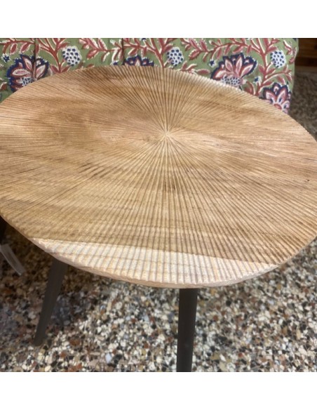 TABLE D'APPOINT BENOA EN TECK   - WMG
