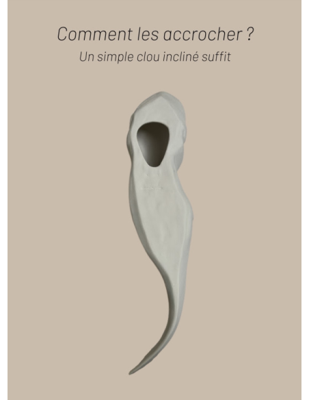 POISSON EN CÉRAMIQUE MARIUS LE MEROU - MONOCHROMIC