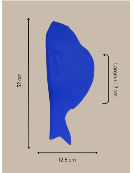 POISSON EN CÉRAMIQUE FANNY LA DAURADE - MONOCHROMIC