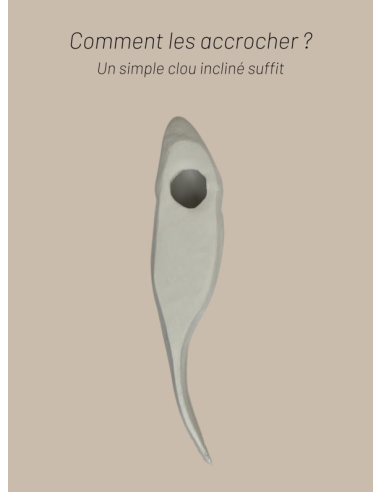 POISSON EN CÉRAMIQUE FANNY LA DAURADE - MONOCHROMIC