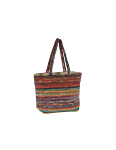 CABAS EN SARI RECYCLÉ - LE VOYAGE EN PANIER 2