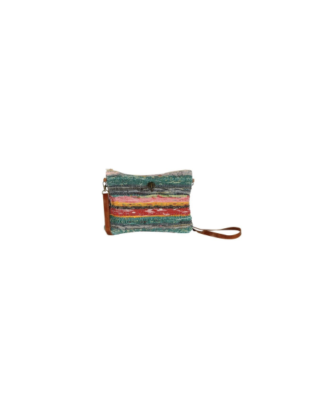 PETIT SAC EN SARI RECYCLÉ - LE VOYAGE EN PANIER