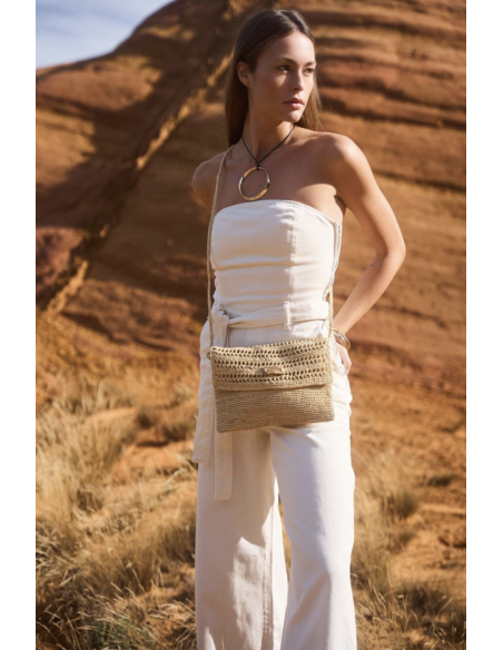 SAC EN RAPHIA  FESTINOA - LE VOYAGE EN PANIER