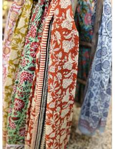 FOULARD OU PAREO EN SOIE ET COTON - MARC BARELL