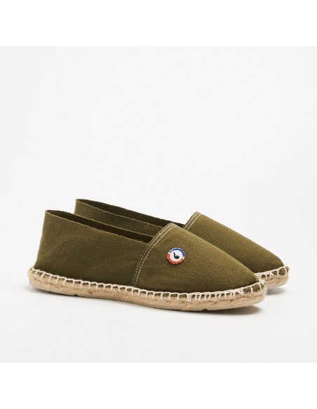 ESPADRILLES KAKI - LA PANTOUFLE A PEPERE