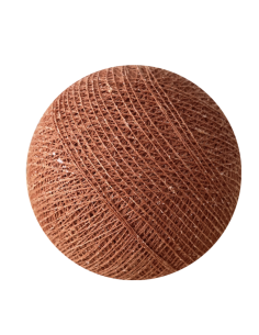 BOULE TISSEE POUR GUIRLANDE - HAVANE - LA CASE DE COUSIN PAUL