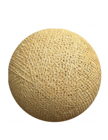 BOULE TISSEE POUR GUIRLANDE - CAMEL - LA CASE DE COUSIN PAUL 