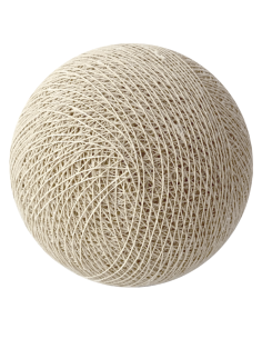 BOULE TISSEE POUR GUIRLANDE - SABLE - LA CASE DE COUSIN PAUL