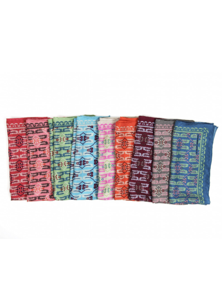 MINI FOULARD EN SOIE - LES BELLES VAGABONDES 