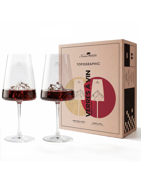 COFFRET DE 2 VERRES A VIN- ALASKAN MAKER 