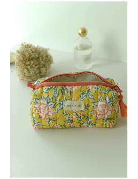 TROUSSE DE BEAUTE BOUQUET MIMOSA - BINDI ATELIER