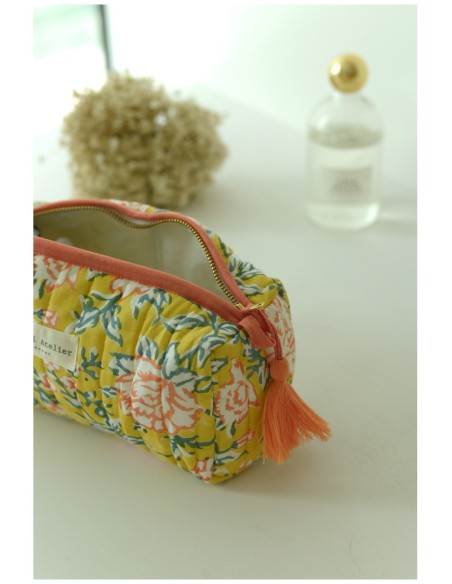 TROUSSE DE BEAUTE BOUQUET MIMOSA - BINDI ATELIER