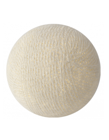 BOULE TISSEE POUR GUIRLANDE - ECRU - LA CASE DE COUSIN PAUL