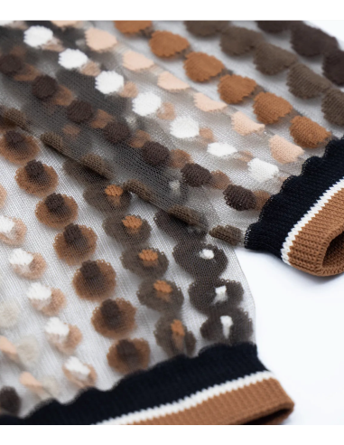 CHAUSSETTES VETRATA BRUNE - ATELIER ST EUSTACHE