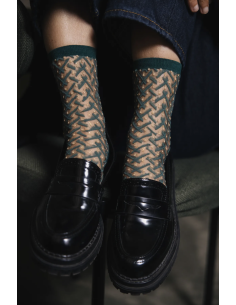 CHAUSSETTES KAKTUS EMERAUDE - ST EUSTACHE
