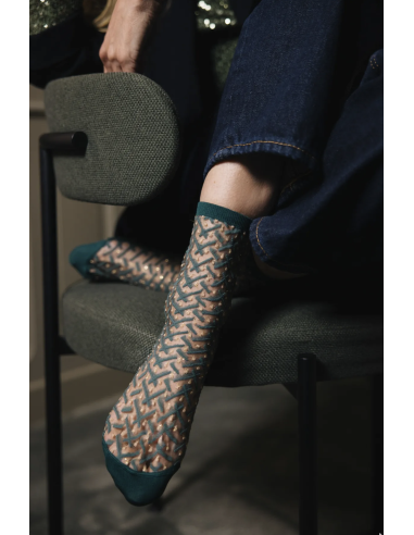 CHAUSSETTES KAKTUS EMERAUDE - ST EUSTACHE