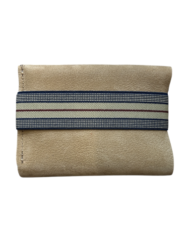 PORTE CARTES CUIR ELASTIQUE HOMME - BANDIT MANCHOT