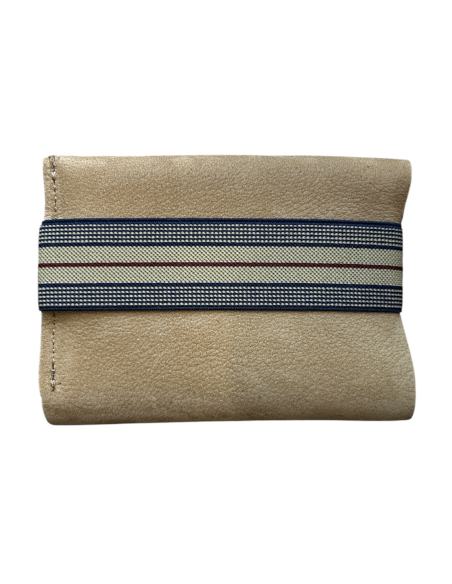 PORTE CARTES CUIR ELASTIQUE HOMME - BANDIT MANCHOT