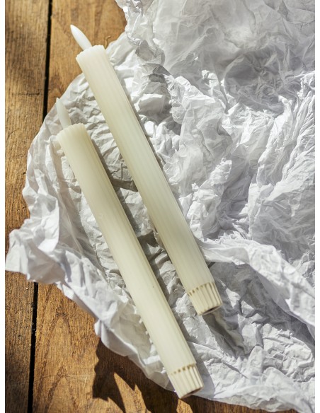 SET DE 2 BOUGIES LED FINES PONZA - BLOOMINGVILLE 