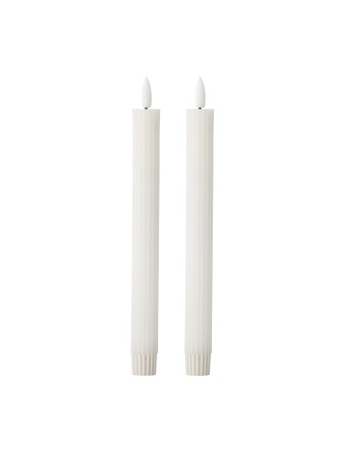 SET DE 2 BOUGIES LED FINES PONZA - BLOOMINGVILLE 